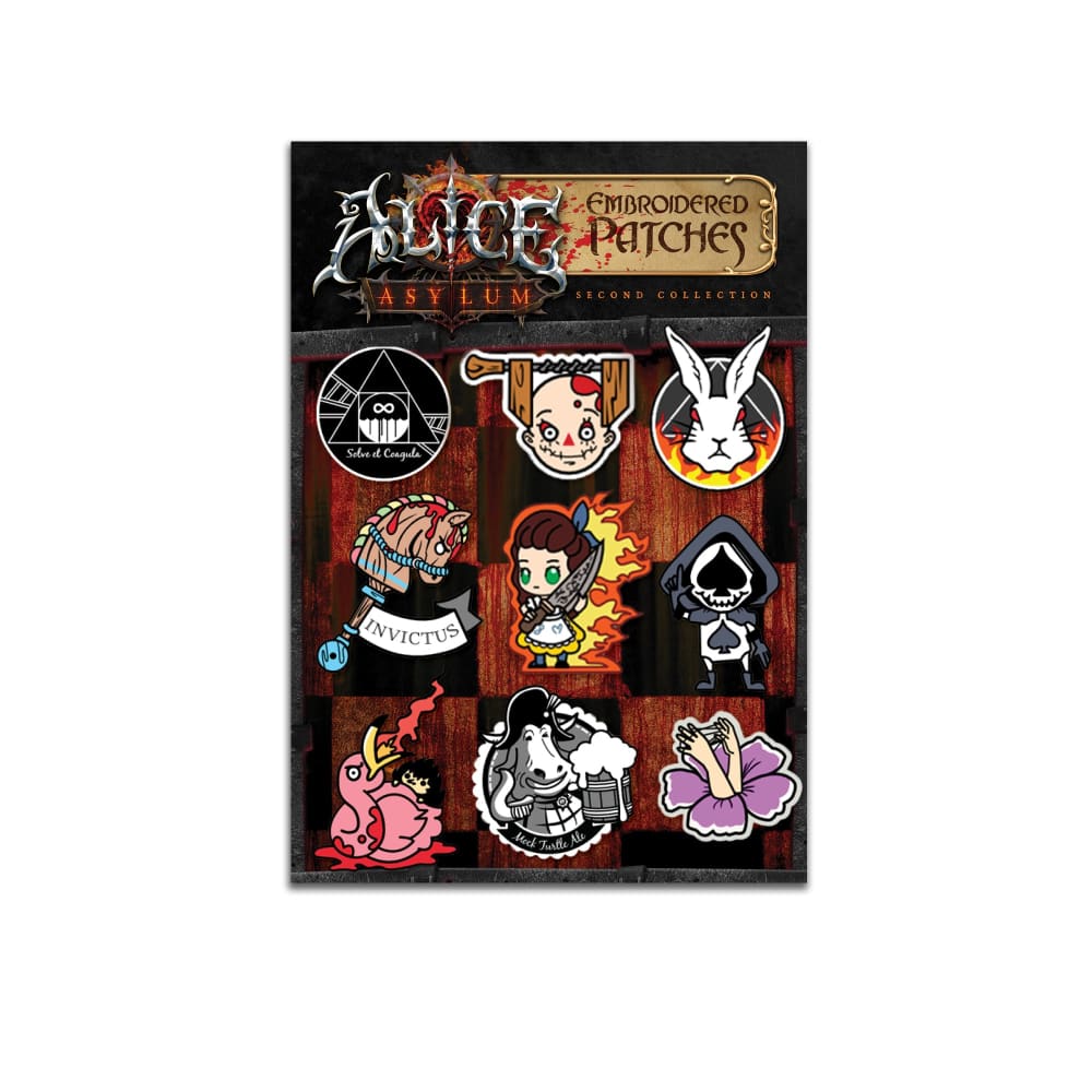 "Alice: Asylum" Embroidery Patch Set - 2nd Edition - Mysterious