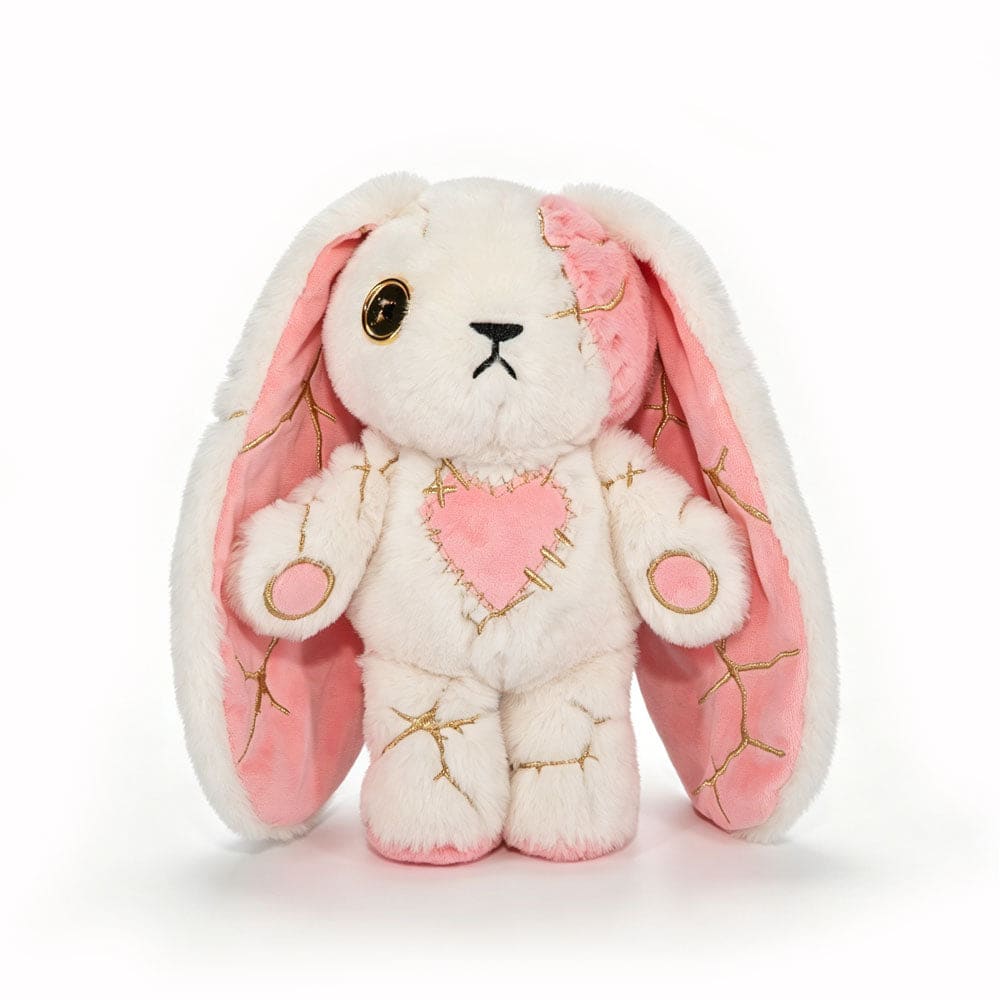 Pink Kintsugi Love Rabbit - Plush Stuffed Animal – Mysterious
