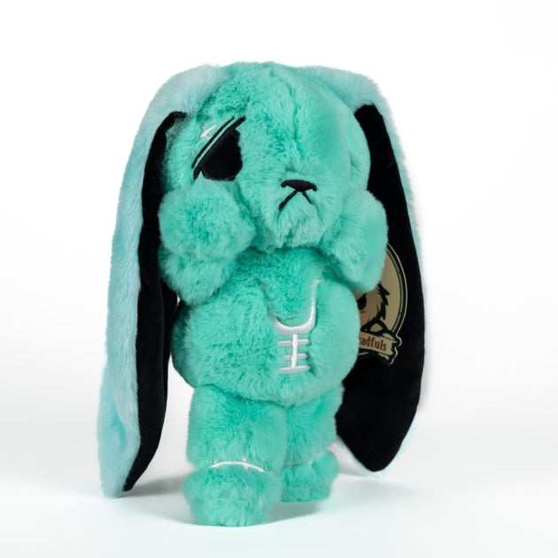 Blue stuffed rabbit on sale