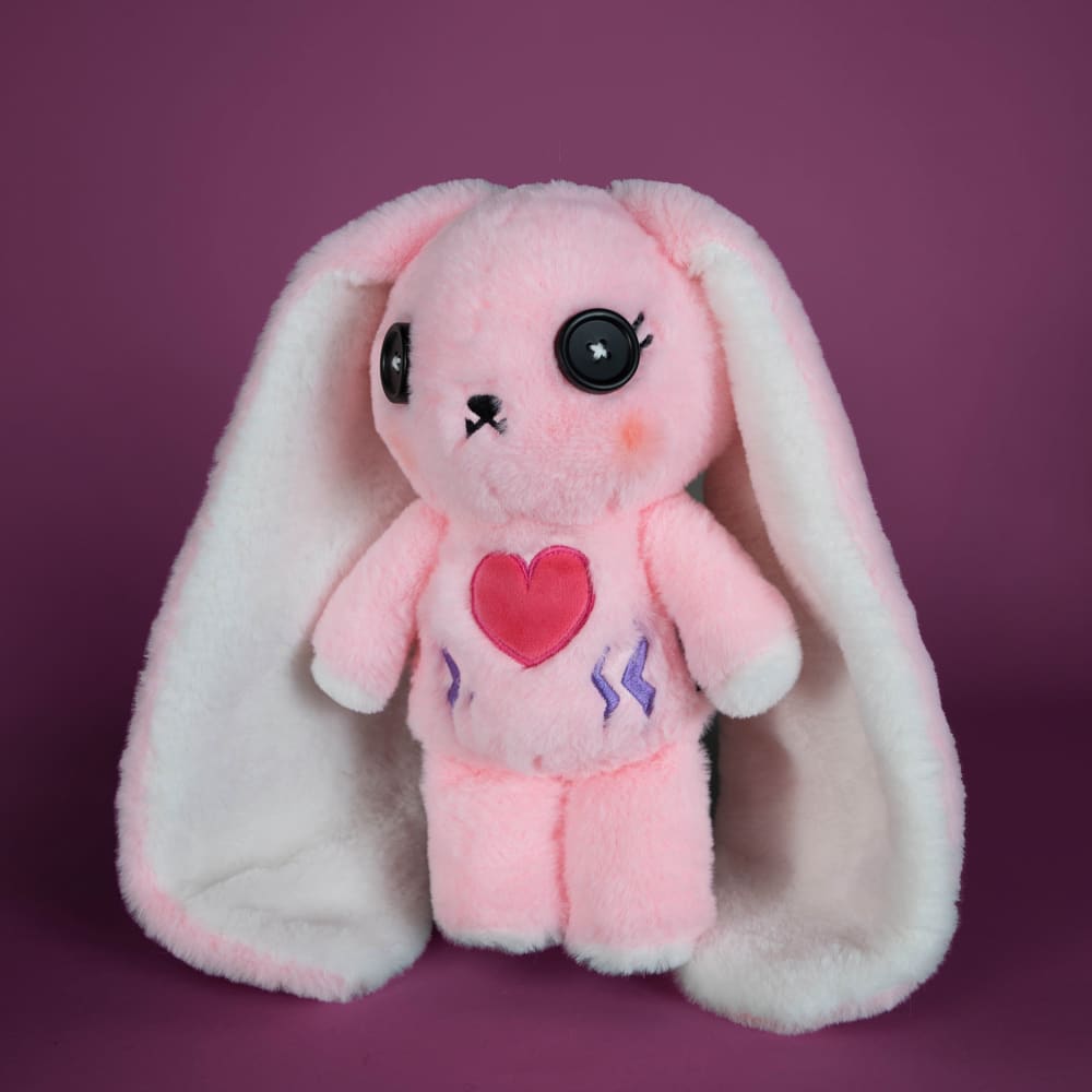 Plushie Dreadfuls - Cushing's Syndrome Bunny - Plush Stuffed Animal - Mysterious