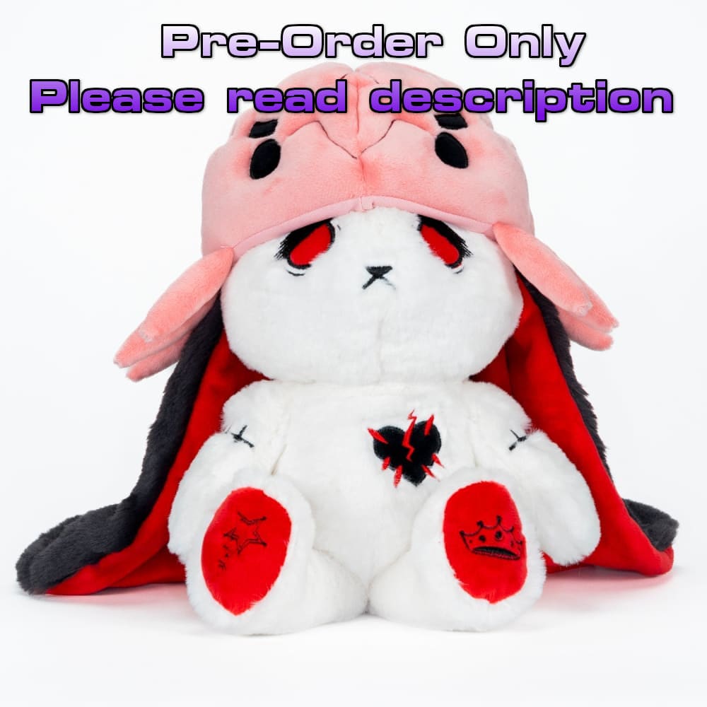 Migraine Rabbit Plush (Pre-Order) | Plushie Dreadfuls – Mysterious