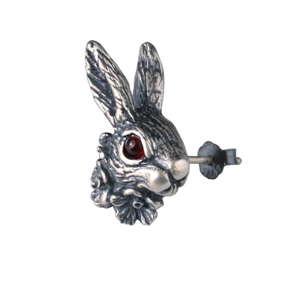 Silver Rabbit Earrings - Mysterious