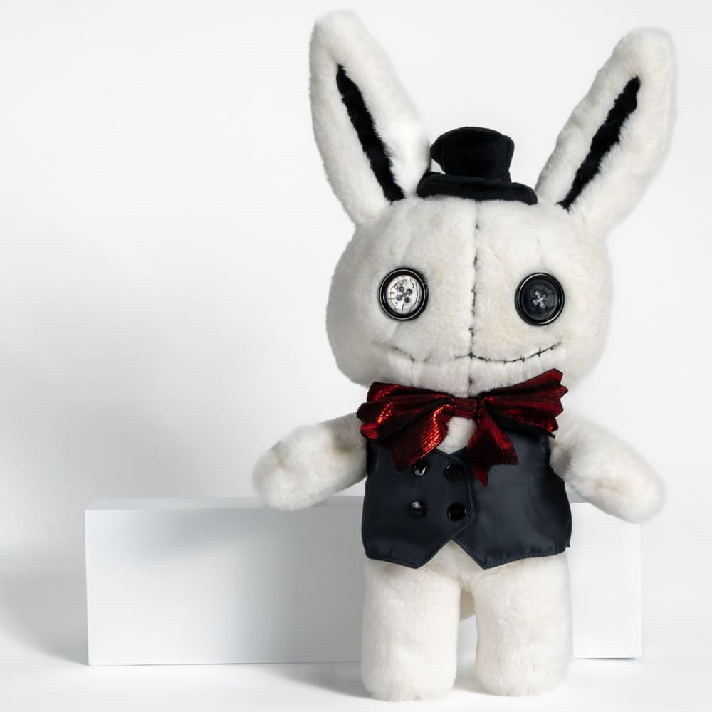 Victorian McGee's White Rabbit - Plush Stuffed Animal – Mysterious