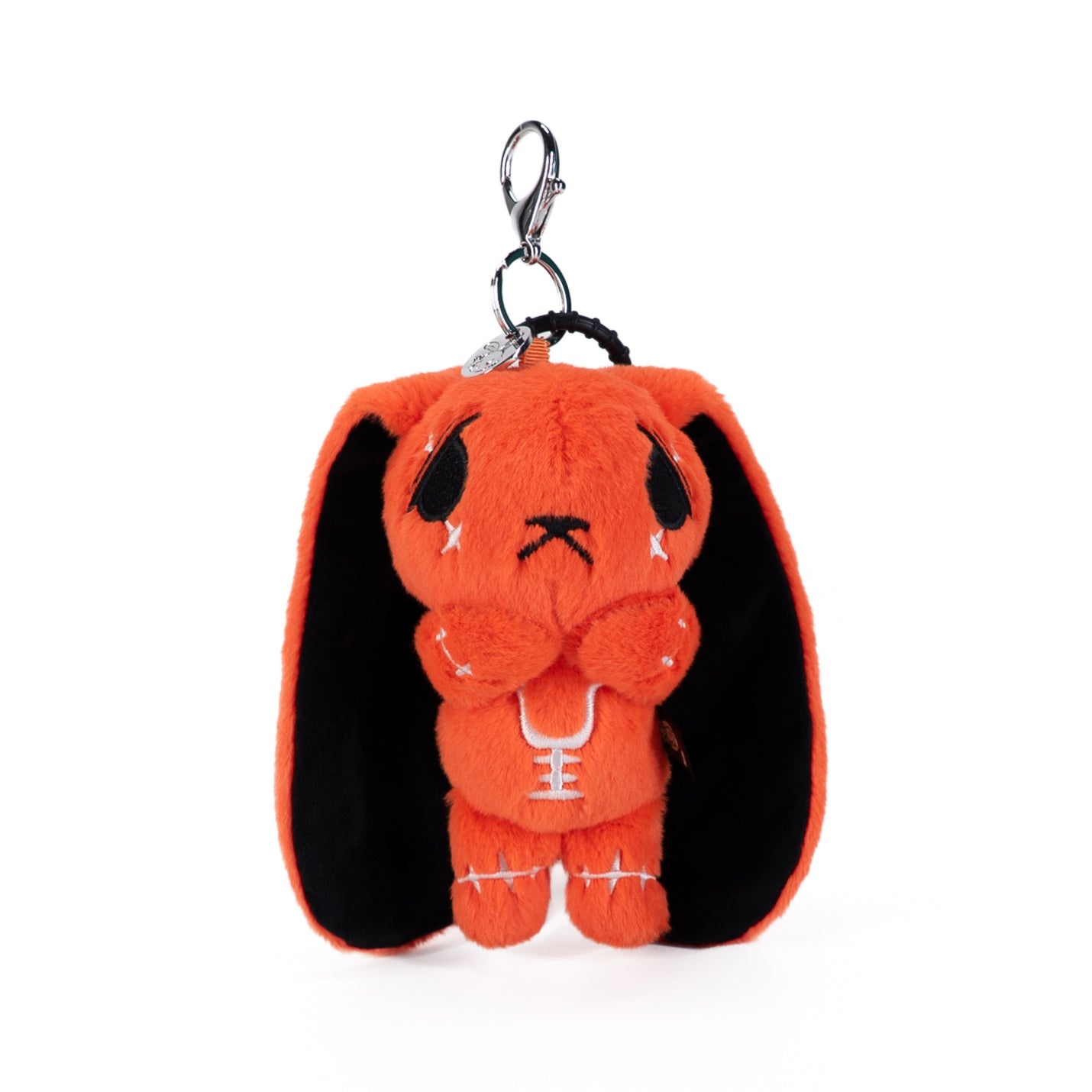 Anxiety Rabbit Plush Keychain Accessory – Mysterious
