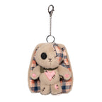 Plushie Dreadfuls - Plaid Love Rabbit Plush Keychain Accessory - Mysterious
