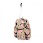 Plushie Dreadfuls - Plaid Love Rabbit Plush Keychain Accessory - Mysterious