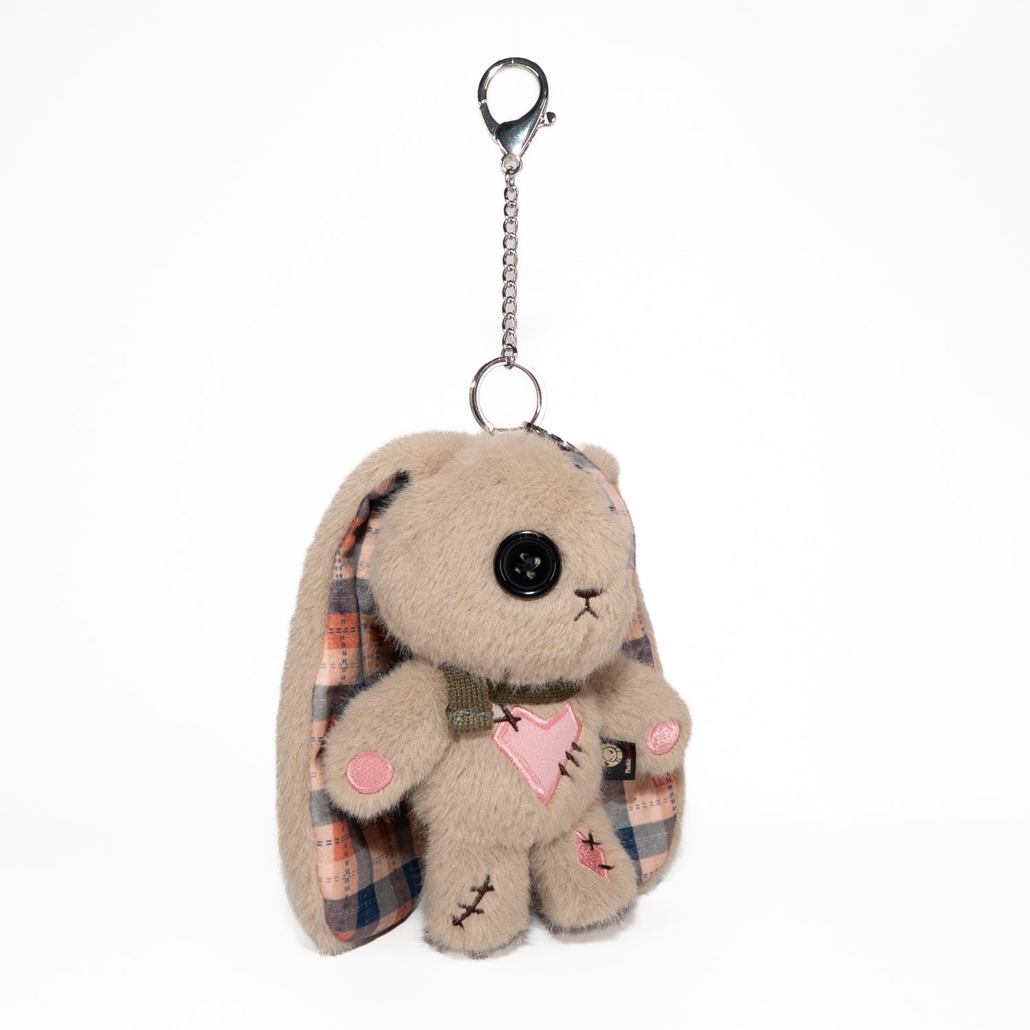 Plushie Dreadfuls - Plaid Love Rabbit Plush Keychain Accessory - Mysterious