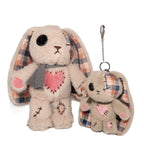 Plushie Dreadfuls - Plaid Love Rabbit Plush Keychain Accessory - Mysterious