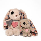 Plushie Dreadfuls - Plaid Love Rabbit Plush Keychain Accessory - Mysterious