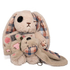 Plushie Dreadfuls - Plaid Love Rabbit Plush Keychain Accessory - Mysterious