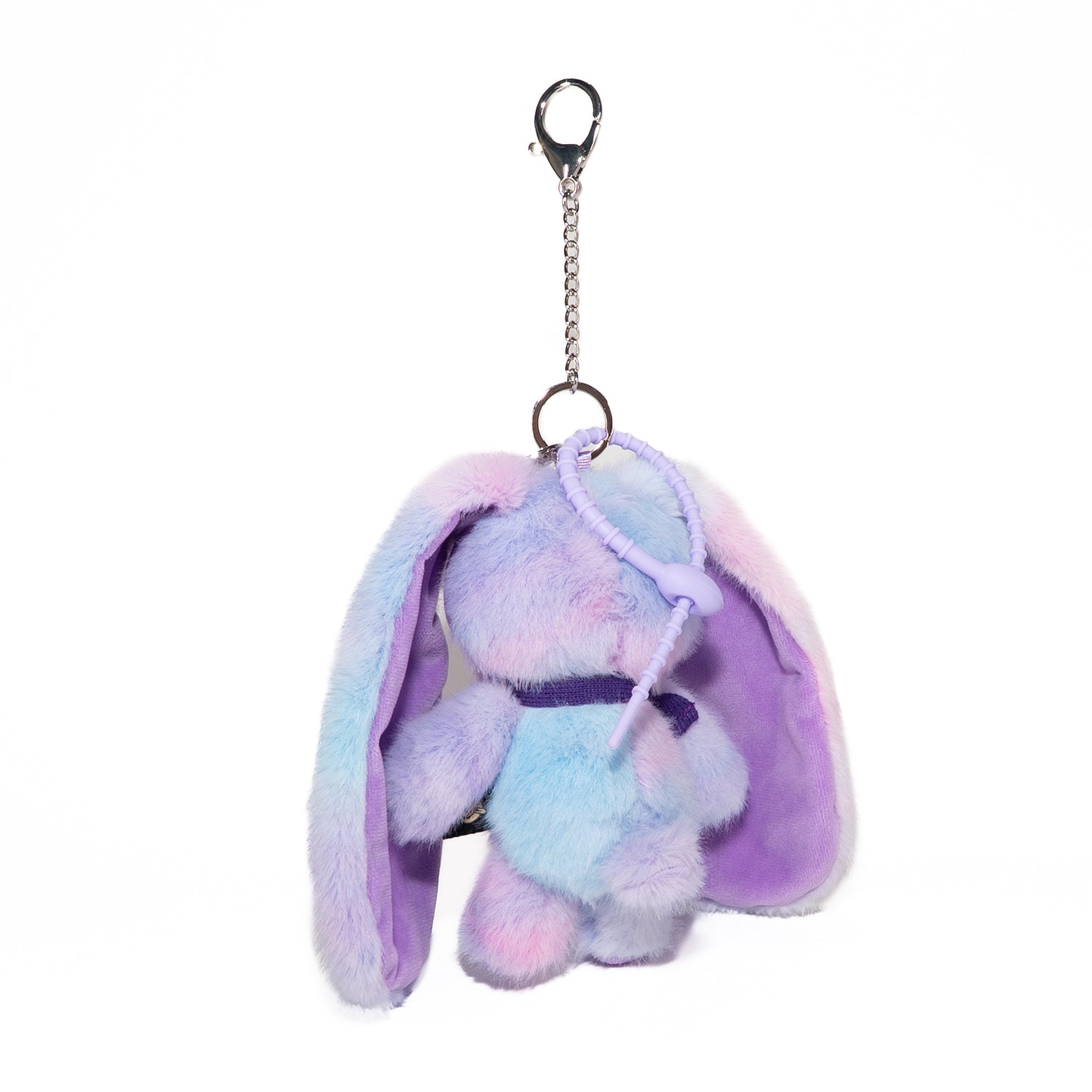 Plushie Dreadfuls - Purple Ice Love Rabbit Plush Keychain Accessory - Mysterious