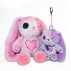 Plushie Dreadfuls - Purple Ice Love Rabbit Plush Keychain Accessory - Mysterious