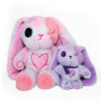 Plushie Dreadfuls - Purple Ice Love Rabbit Plush Keychain Accessory - Mysterious