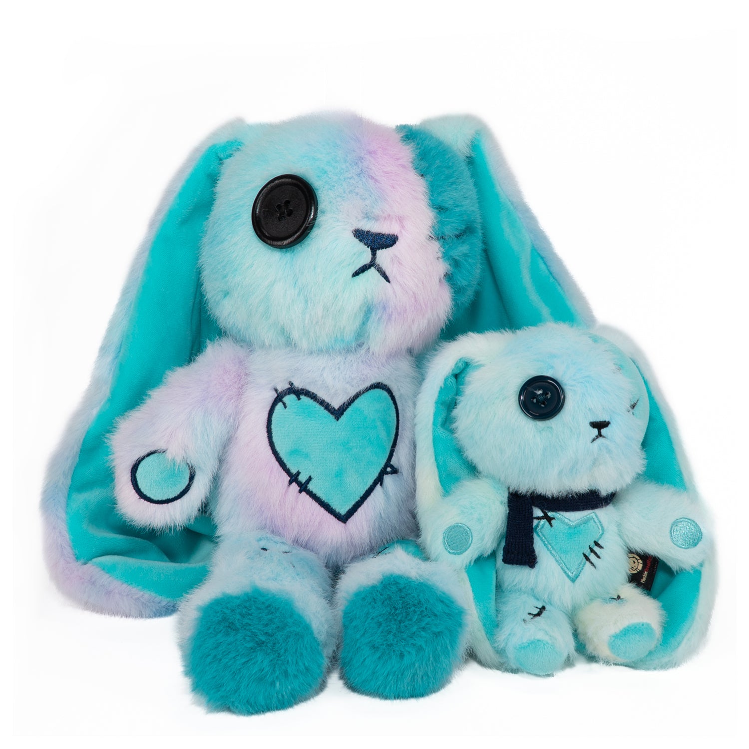 Plushie Dreadfuls - Blue Ice Love Rabbit Plush Keychain Accessory - Mysterious
