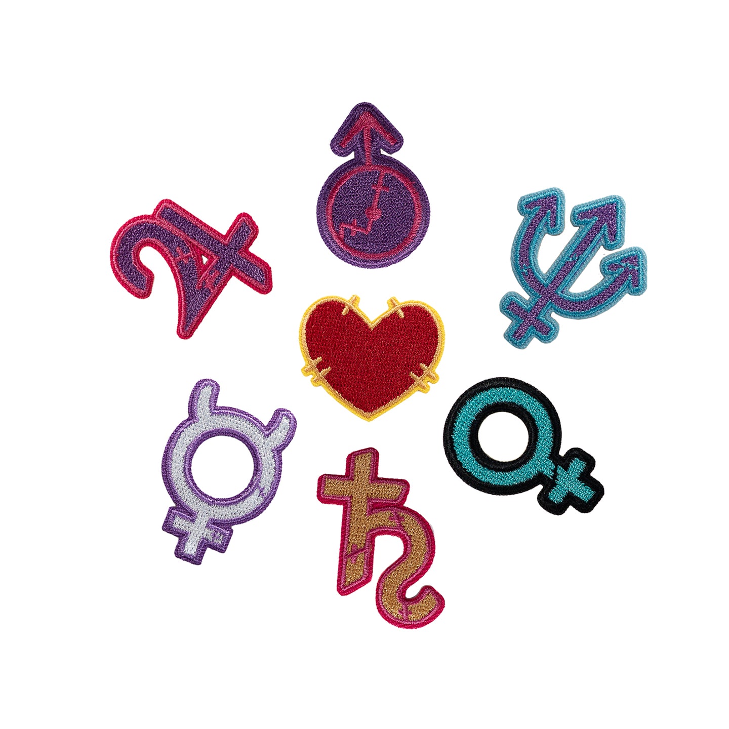 Plushie Dreadfuls - Alchemy Patches Planetary Iron-on