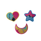 Plushie Dreadfuls - Stitched Together From The Night Sky Iron-on Patch Set