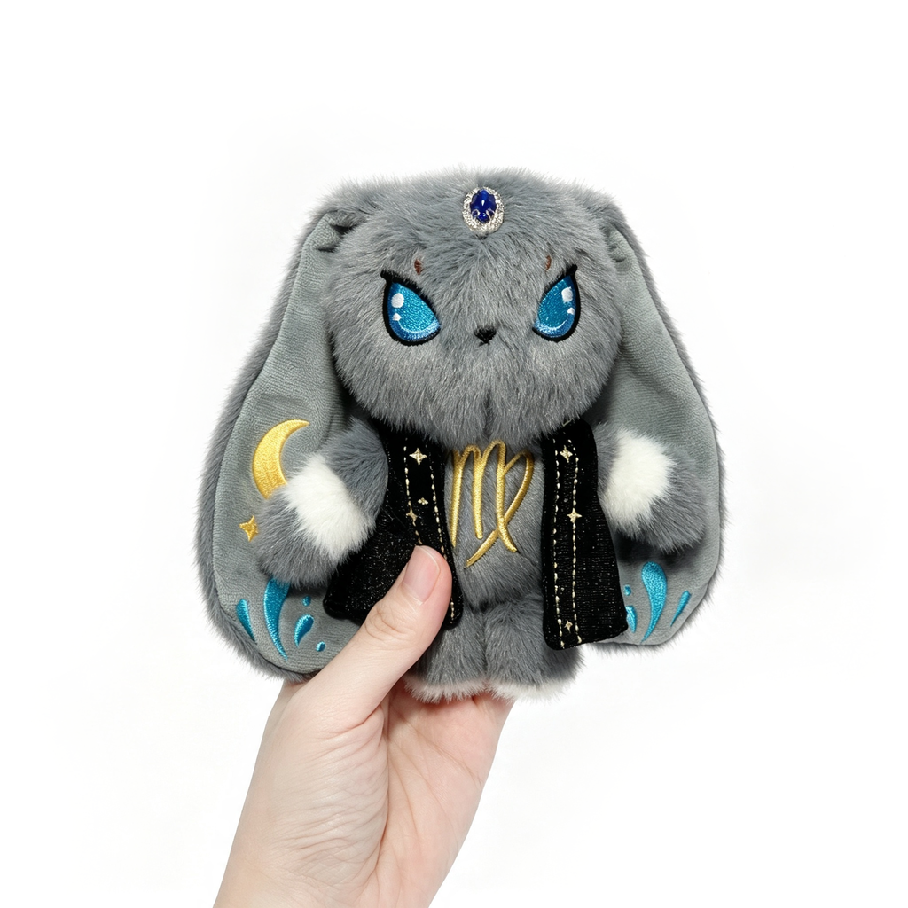 Virgo Rabbit Plush Keychain