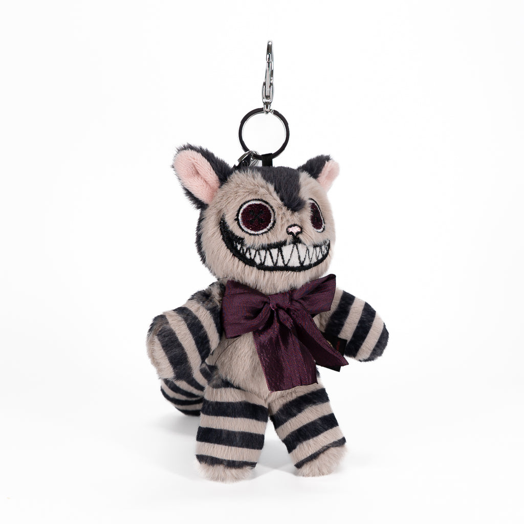 Victorian McGee's Cheshire Cat Plush Keychain Accessory - Mysterious