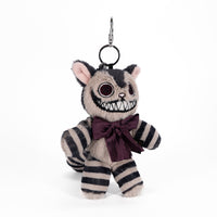 Load image into Gallery viewer, Victorian McGee&#39;s Cheshire Cat Plush Keychain Accessory - Mysterious
