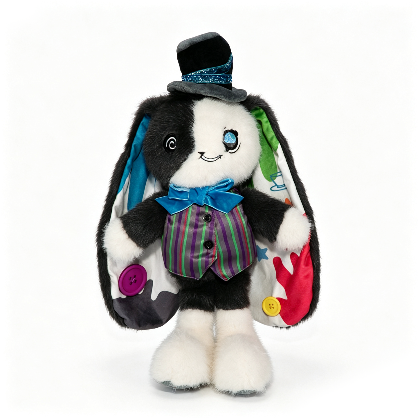 Victorian McGee's ADHD Acceptance Mad Hatter Hare Plush Stuffed Animal