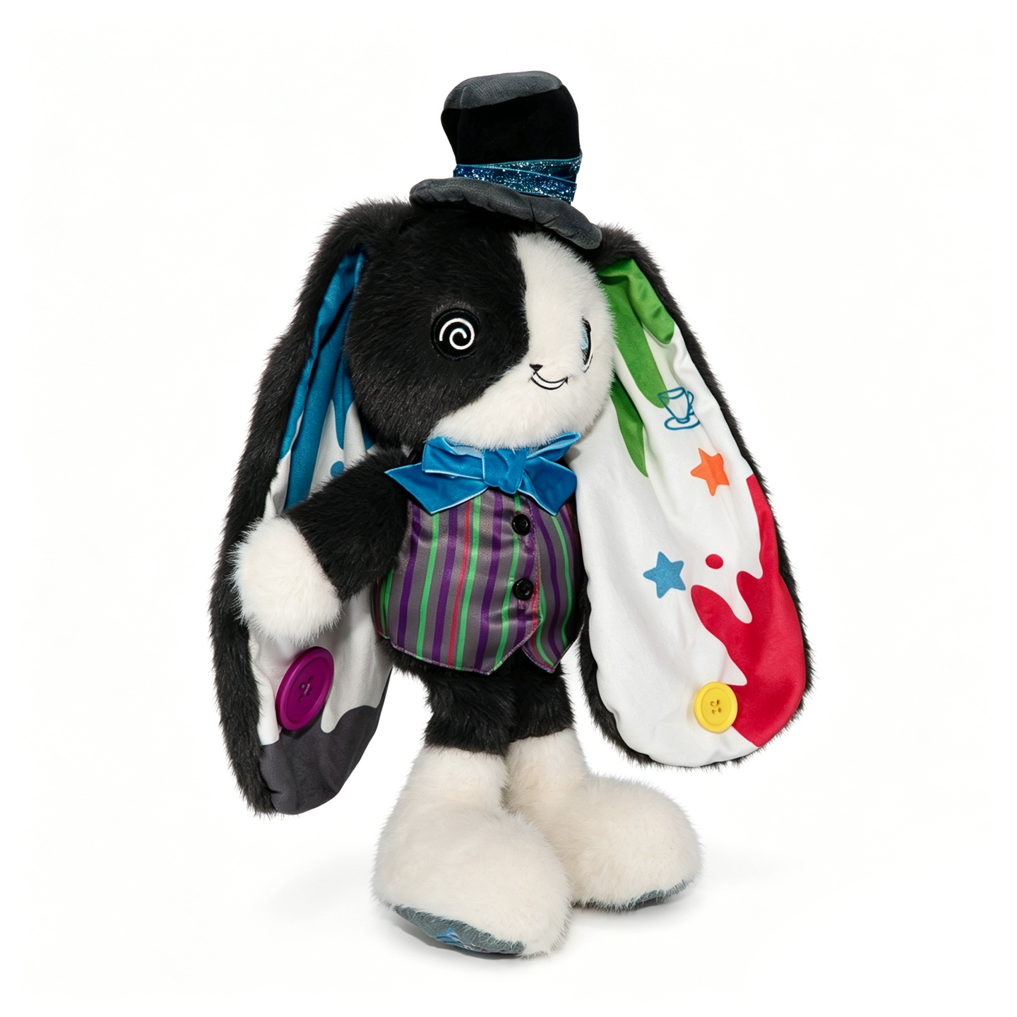 Victorian McGee's ADHD Acceptance Mad Hatter Hare Plush Stuffed Animal