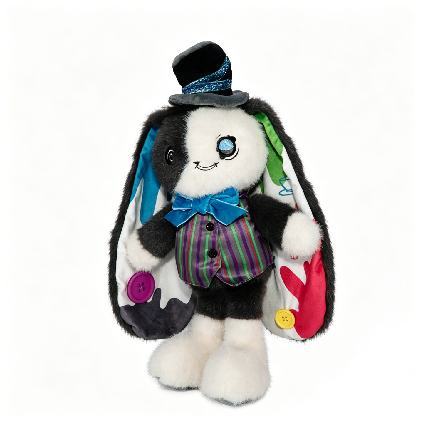 Victorian McGee's ADHD Acceptance Mad Hatter Hare Plush Stuffed Animal
