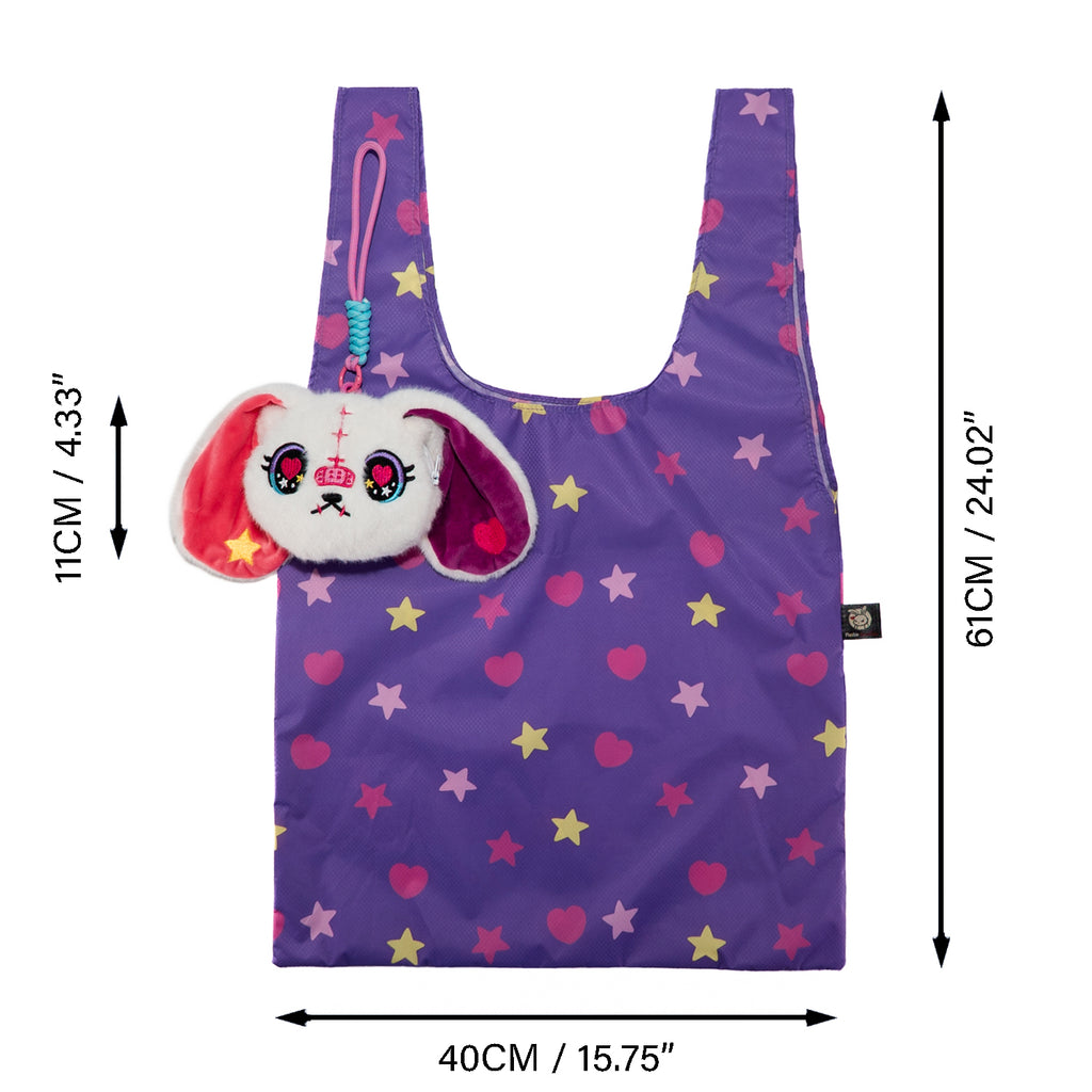 Victorian McGee - Harajuku Alice Rabbit Reusable Shopping Bag Accessory