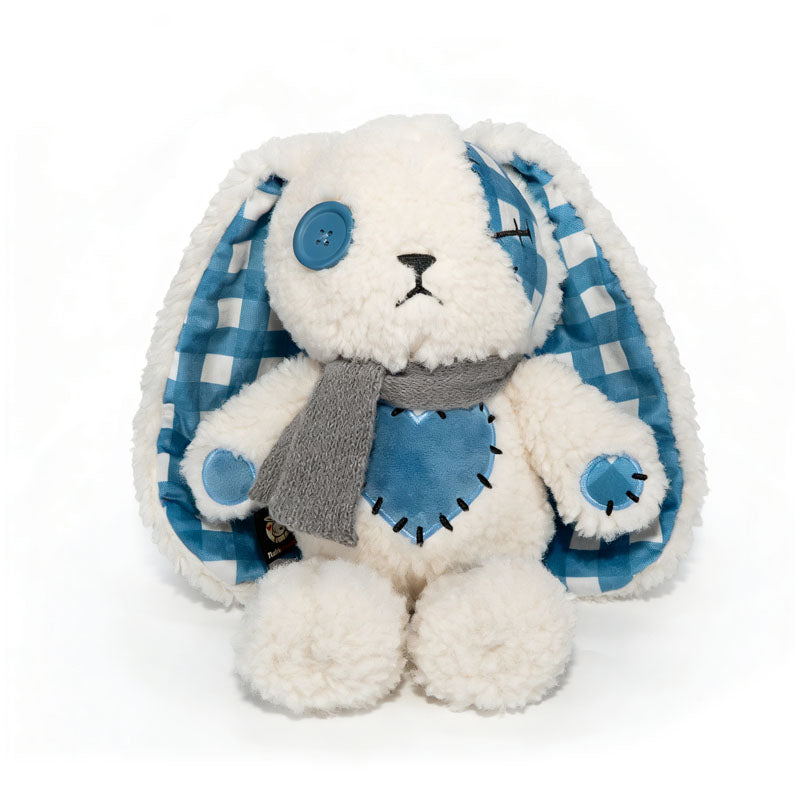 Plushie Dreadfuls - Blue Plaid Love Rabbit - Plush Stuffed Animal