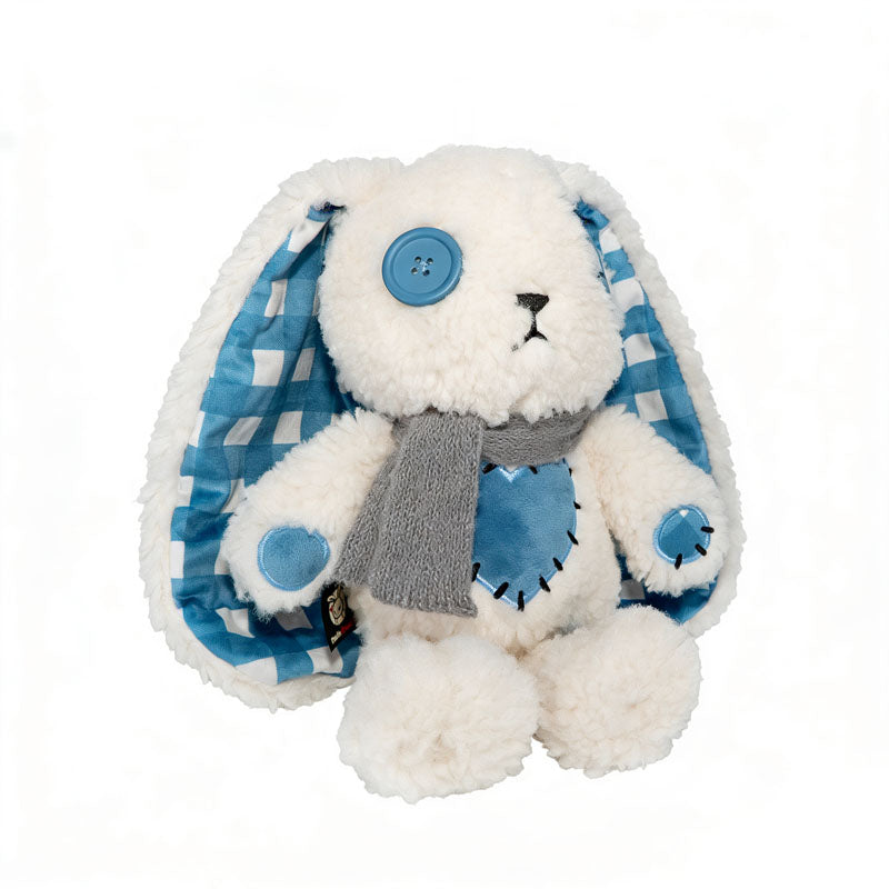 Plushie Dreadfuls - Blue Plaid Love Rabbit - Plush Stuffed Animal