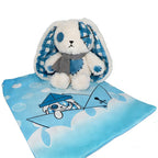 Plushie Dreadfuls - Blue Plaid Love Rabbit - Plush Stuffed Animal