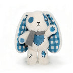 Plushie Dreadfuls - Blue Plaid Love Rabbit - Plush Stuffed Animal