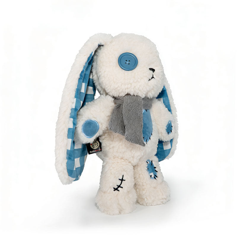 Plushie Dreadfuls - Blue Plaid Love Rabbit - Plush Stuffed Animal
