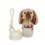 Plushie Dreadfuls  - Burnout Brown Sugar Boba Bunny in Cup - Plush and Cup Collector Set