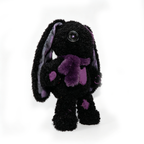 Plushie Dreadfuls -Violet Neon Love Rabbit - Plush Stuffed Animal