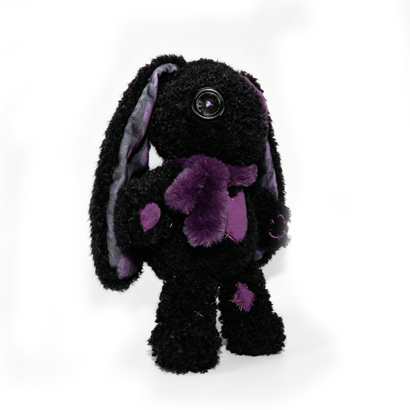 Plushie Dreadfuls -Violet Neon Love Rabbit - Plush Stuffed Animal