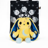 Load image into Gallery viewer, Plushie Dreadfuls - Full Moon Bunny - Plush Stuffed Animal - Mysterious
