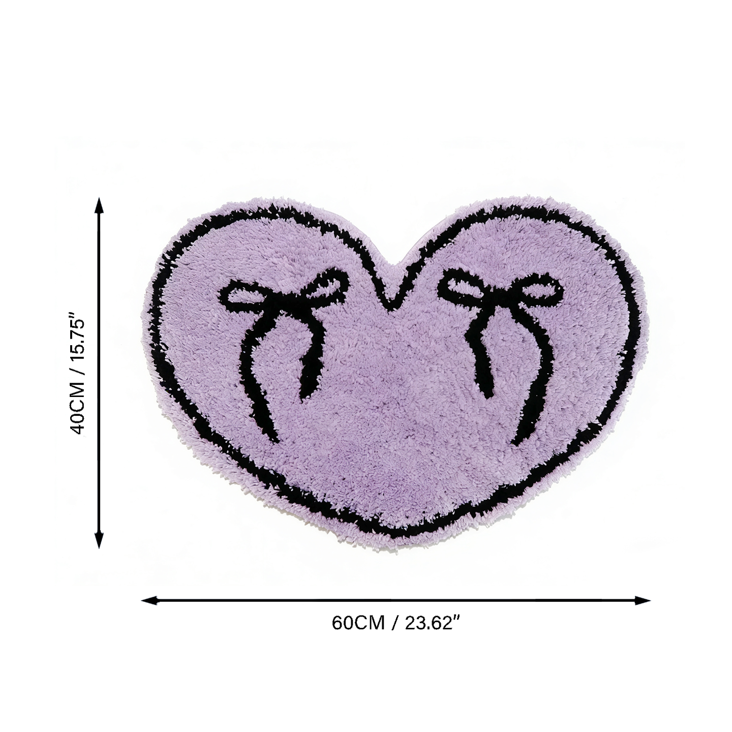 Goth Girl Ribbon Rug