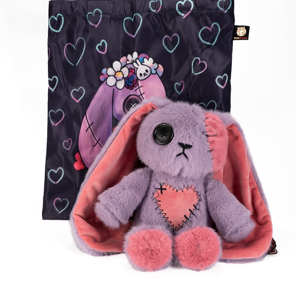 Plushie Dreadfuls - Lavender Love Rabbit Limited Edition - Plush Stuffed Animal - Mysterious