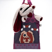 Load image into Gallery viewer, Plushie Dreadfuls -  Love Rabbit Plush Puppet - Mysterious
