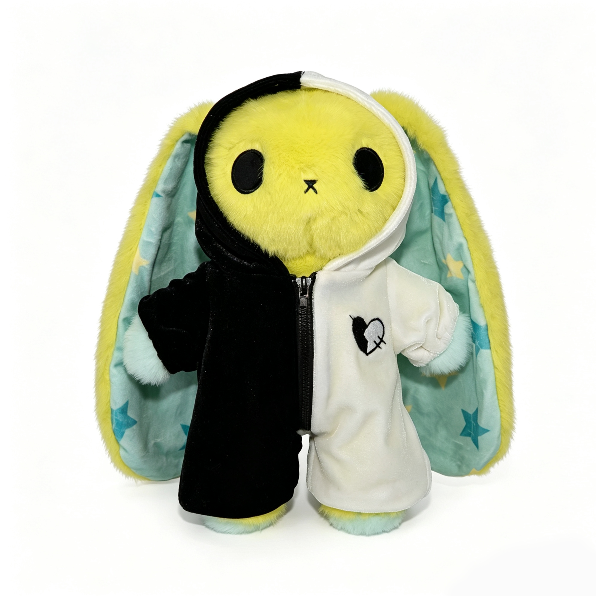 Plushie Dreadfuls Black and White Jumpsuit Outfit