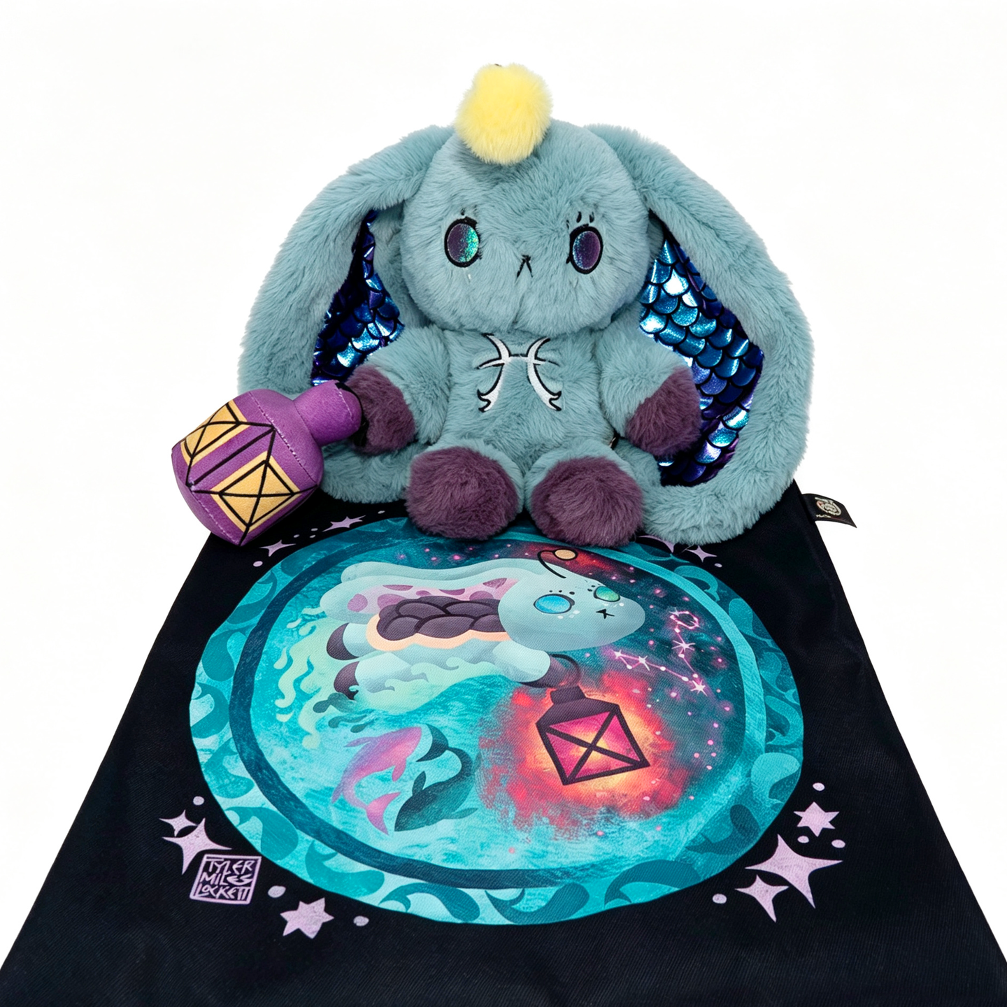 Plushie Dreadfuls - Pisces Rabbit - Plush Stuffed Rabbit