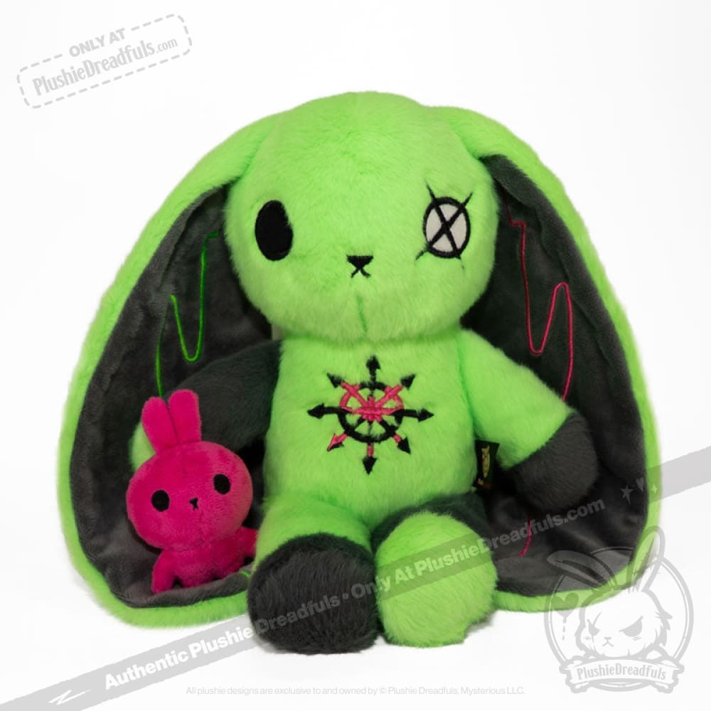 Plushie Dreadfuls - ADHD Rabbit Extra Chaos Edition- Plush Stuffed Animal plush