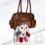Plushie Dreadfuls -ADHD Rabbit Plush Keychain Accessory Keychain