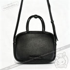 Alice in Wonderland Leather Bag with Plush Keychain - Ita Bag