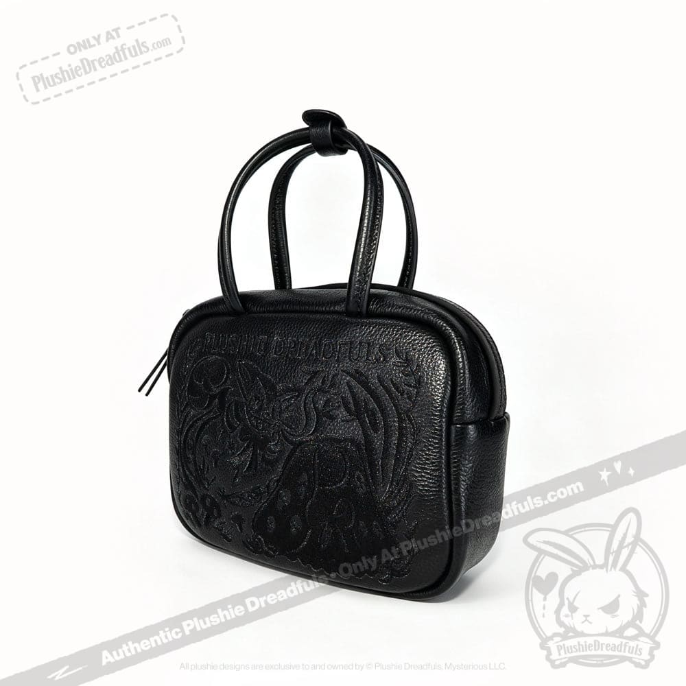 Alice in Wonderland Leather Bag with Plush Keychain - Ita Bag
