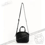 Alice in Wonderland Leather Bag with Plush Keychain - Ita Bag