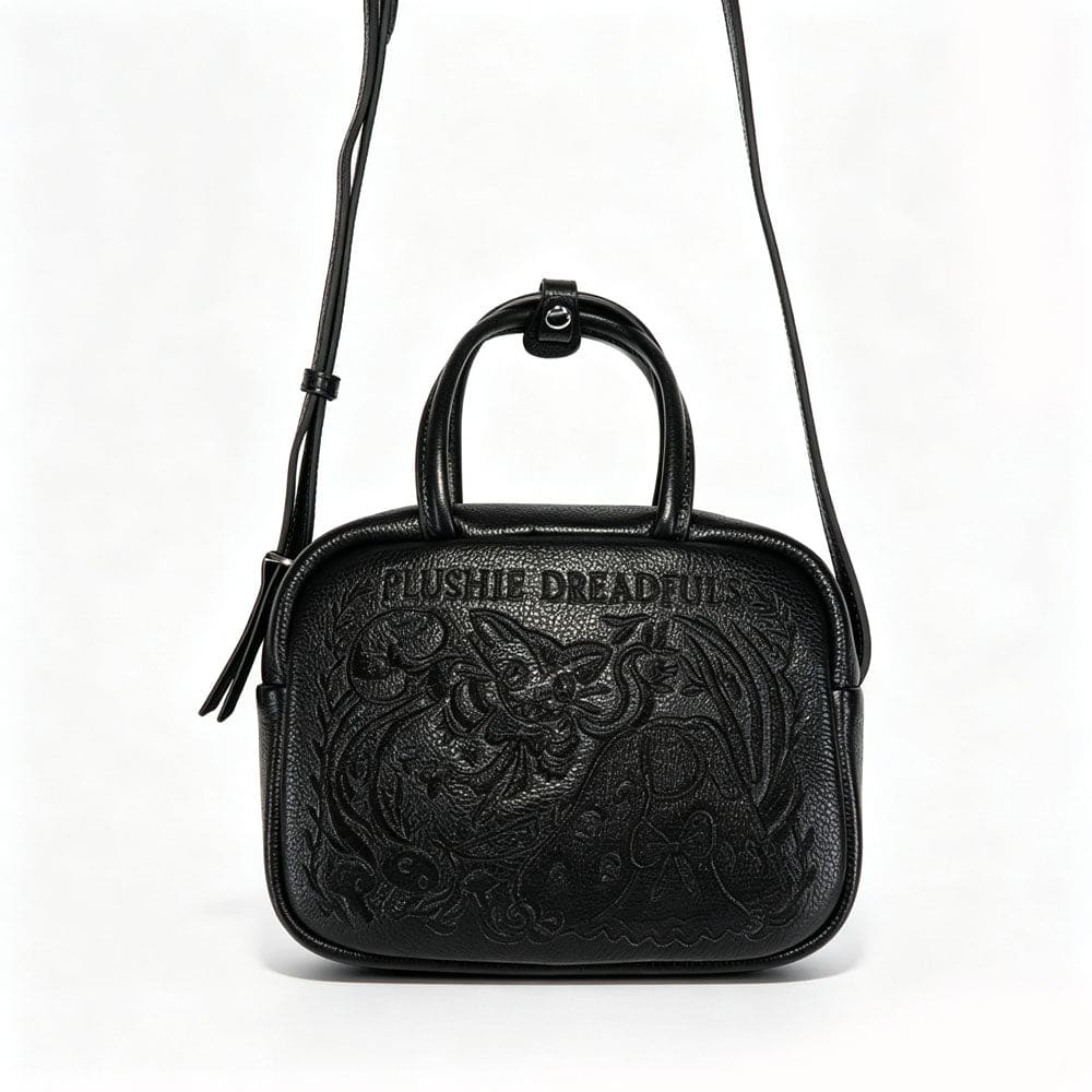 Alice in Wonderland Leather Bag with Plush Keychain - Ita Bag