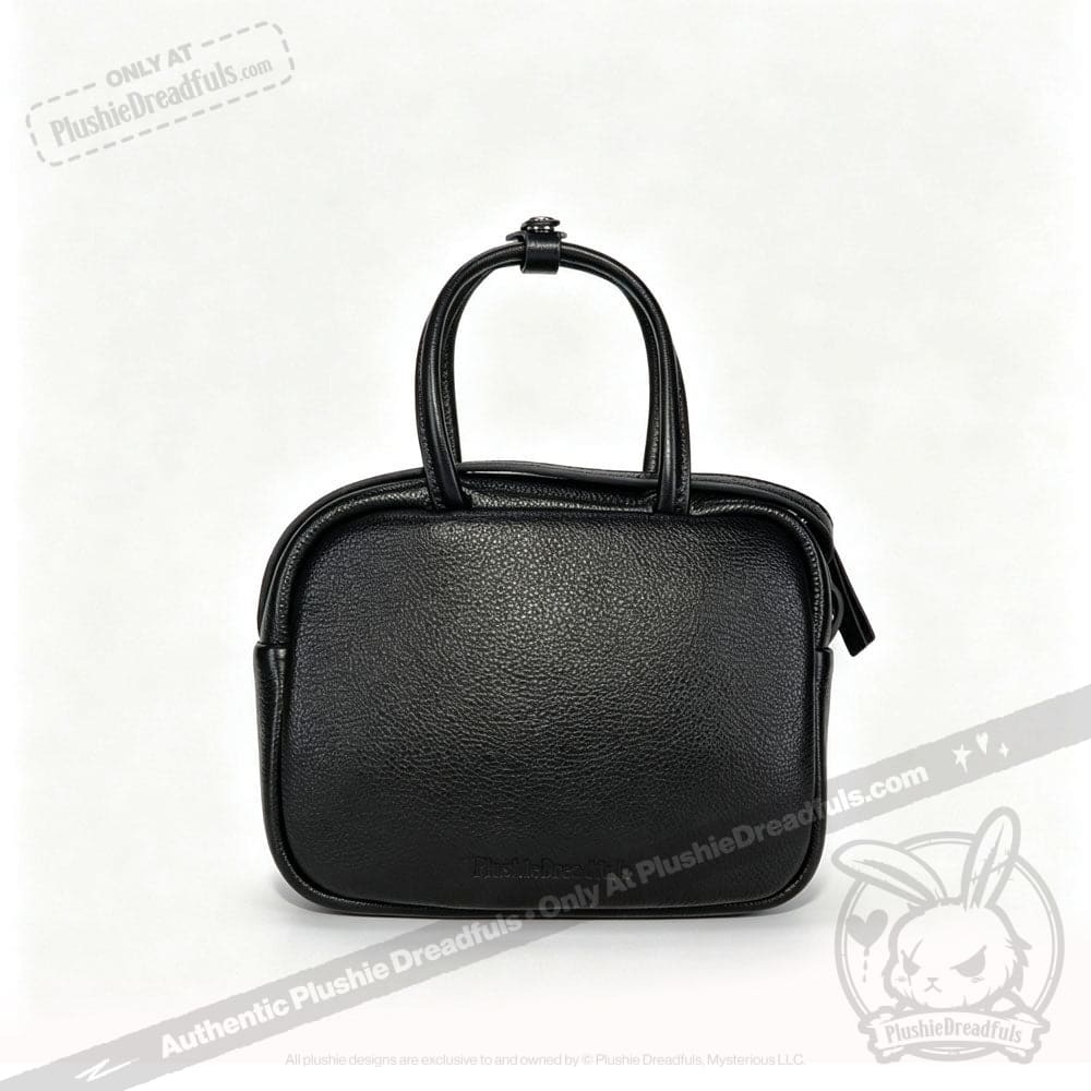 Alice in Wonderland Leather Bag with Plush Keychain - Ita Bag