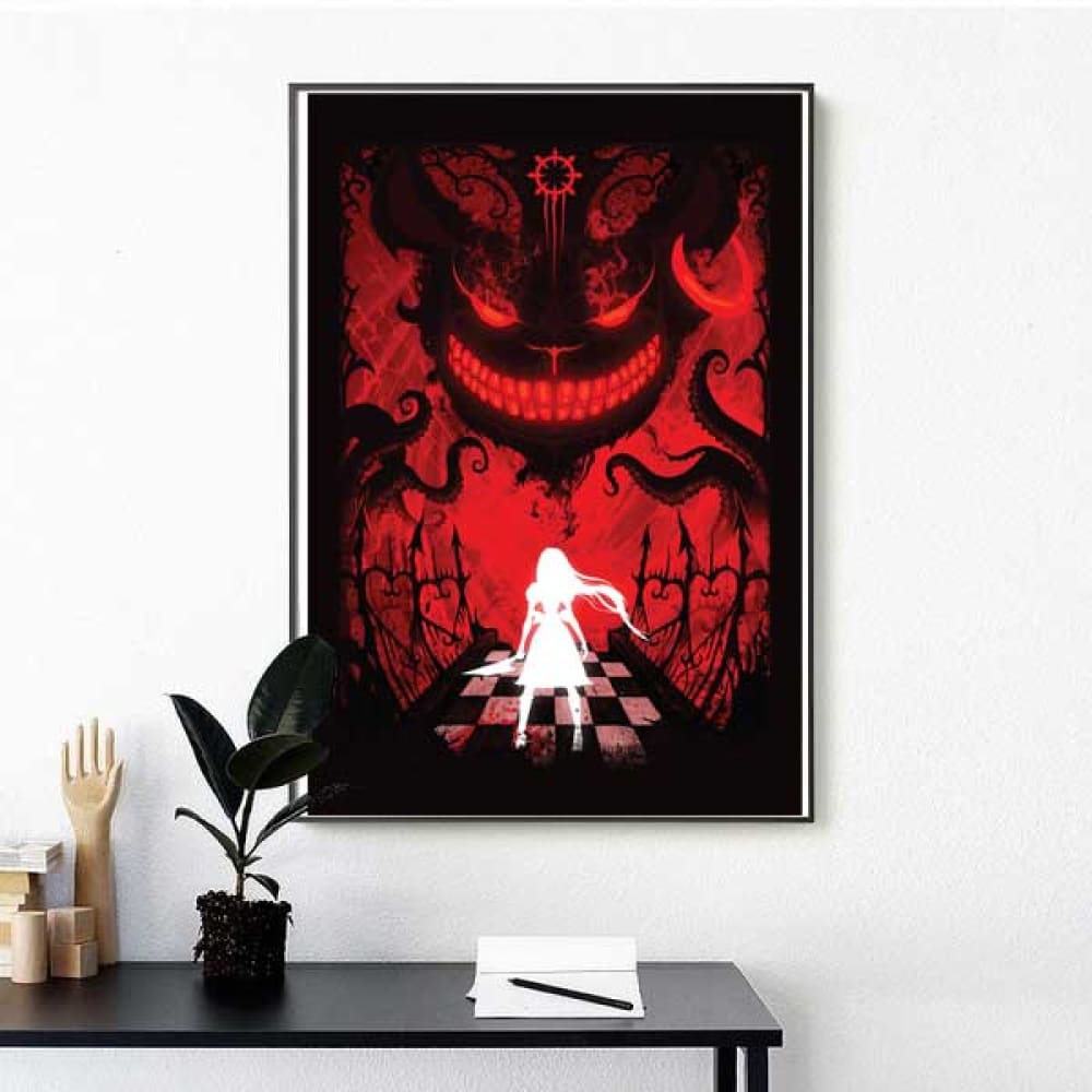 Alice: Otherlands "Red Cheshire" (Art Print) - Mysterious