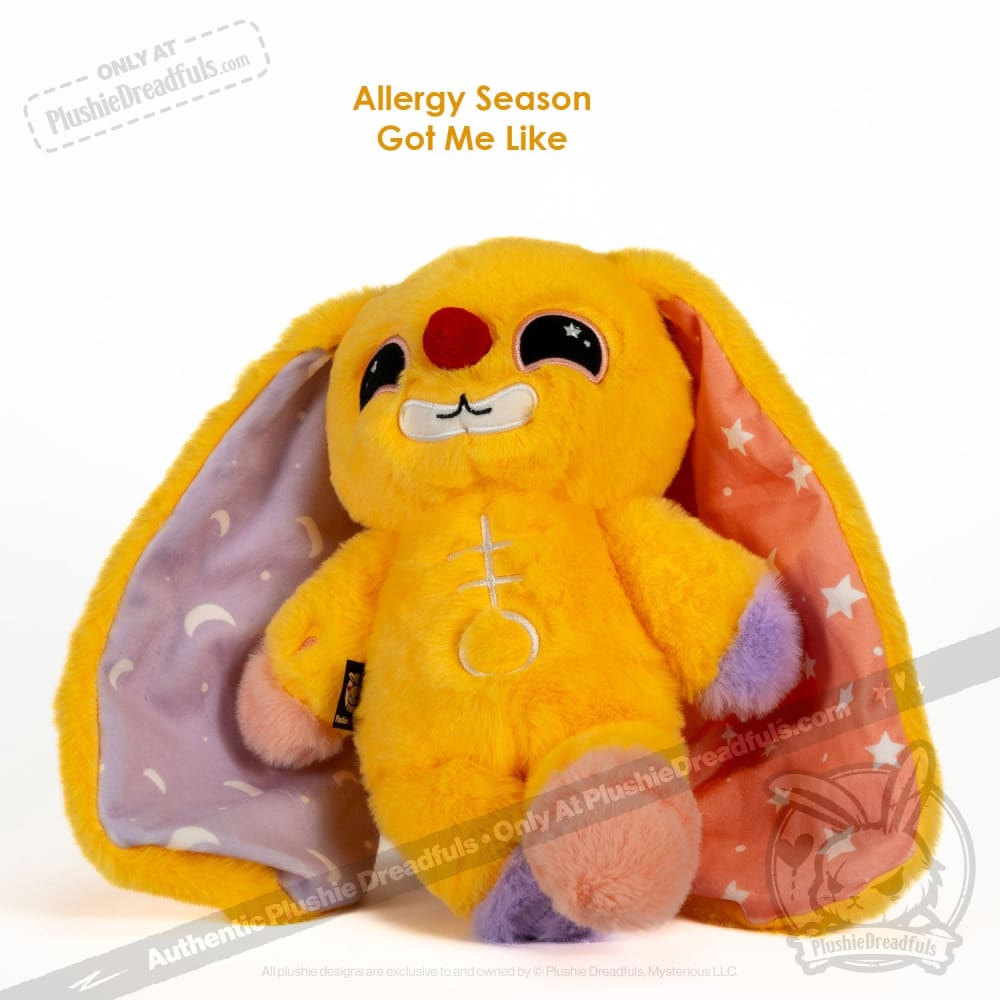 Plushie Dreadfuls - Allergy Rabbit Plush Stuffed Animal Plush